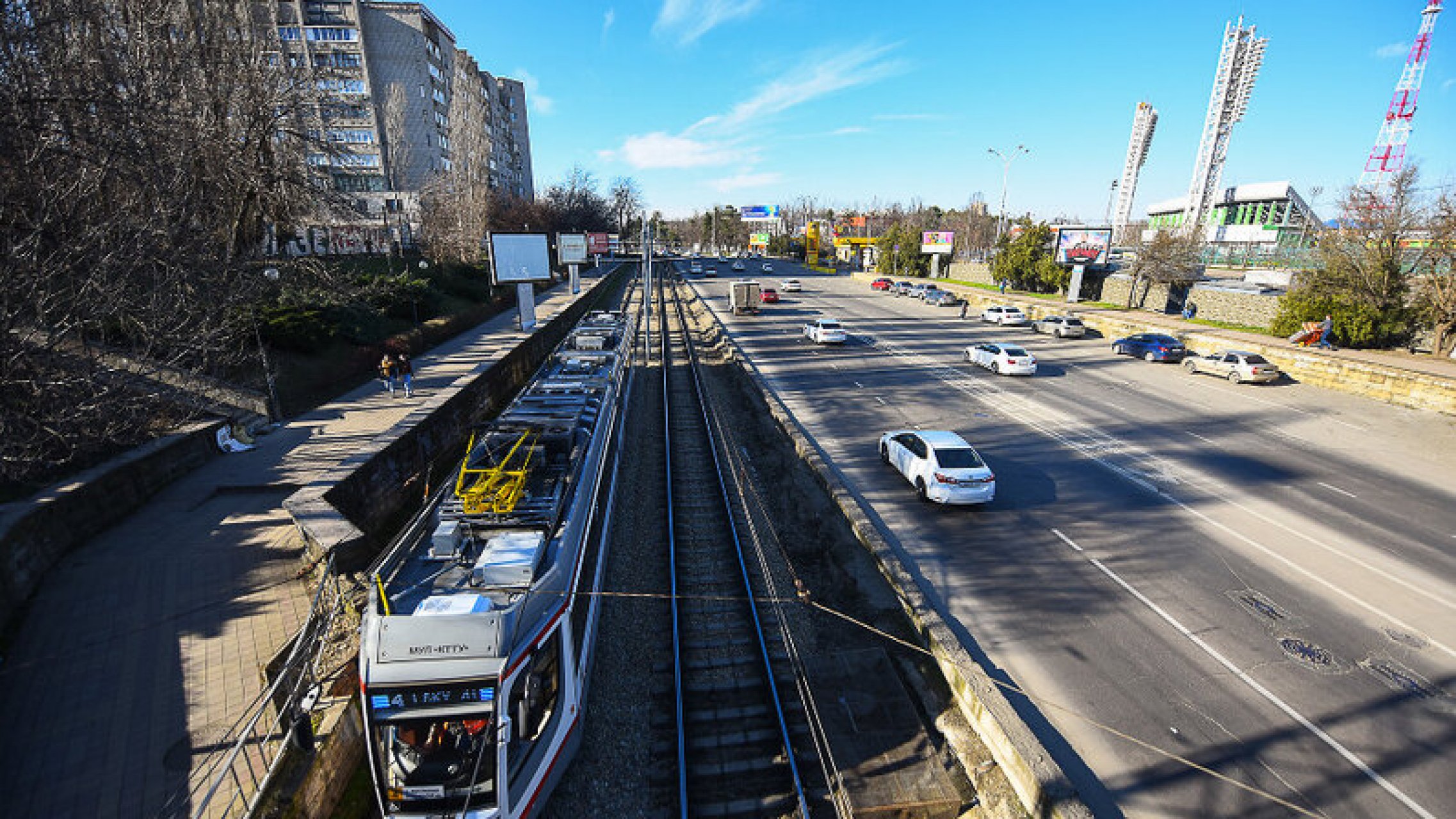 В Краснодаре запустили строительство ветки Западной трамвайной линии